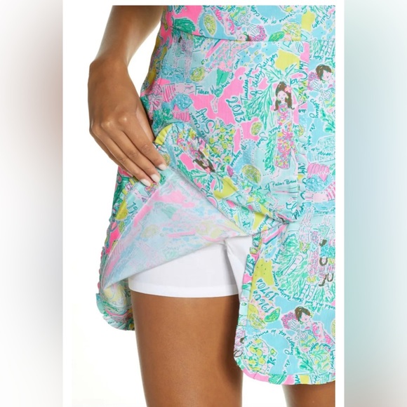 Lilly Pulitzer Jesse Romper “It all Started with a Juice Stand” Size 4 - Picture 5 of 9